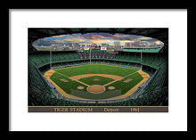 Load image into Gallery viewer, Tiger Stadium 1961 - Framed Print
