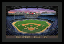 Load image into Gallery viewer, Tiger Stadium 1968 - Framed Print
