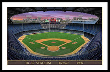 Load image into Gallery viewer, Tiger Stadium 1968 - Framed Print
