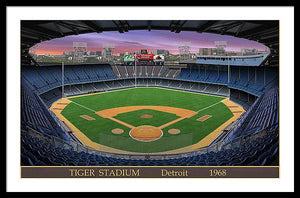 Tiger Stadium 1968 - Framed Print