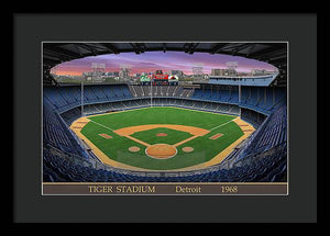 Tiger Stadium 1968 - Framed Print