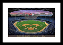 Load image into Gallery viewer, Tiger Stadium 1968 - Framed Print
