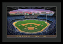 Load image into Gallery viewer, Tiger Stadium 1968 - Framed Print
