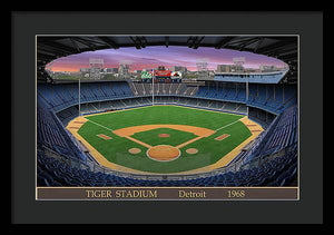 Tiger Stadium 1968 - Framed Print