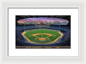 Tiger Stadium 1968 - Framed Print