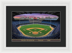 Tiger Stadium 1968 - Framed Print