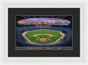 Tiger Stadium 1968 - Framed Print