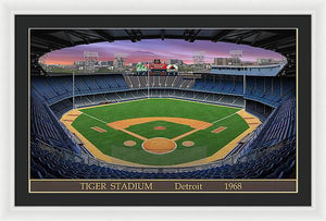 Tiger Stadium 1968 - Framed Print