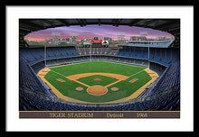 Load image into Gallery viewer, Tiger Stadium 1968 - Framed Print
