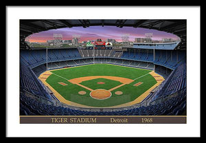 Tiger Stadium 1968 - Framed Print