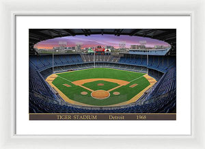 Tiger Stadium 1968 - Framed Print