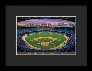 Tiger Stadium 1968 - Framed Print