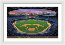 Load image into Gallery viewer, Tiger Stadium 1968 - Framed Print
