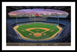 Tiger Stadium 1968 - Framed Print