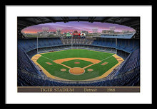 Load image into Gallery viewer, Tiger Stadium 1968 - Framed Print
