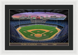 Tiger Stadium 1968 - Framed Print