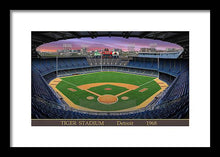 Load image into Gallery viewer, Tiger Stadium 1968 - Framed Print
