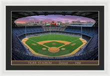 Load image into Gallery viewer, Tiger Stadium 1968 - Framed Print
