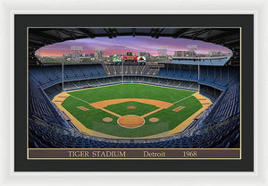 Tiger Stadium 1968 - Framed Print