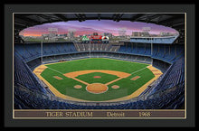 Load image into Gallery viewer, Tiger Stadium 1968 - Framed Print
