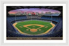 Load image into Gallery viewer, Tiger Stadium 1968 - Framed Print
