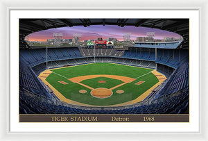 Tiger Stadium 1968 - Framed Print