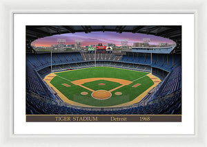 Tiger Stadium 1968 - Framed Print