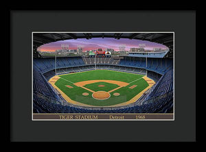 Tiger Stadium 1968 - Framed Print