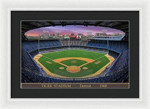 Tiger Stadium 1968 - Framed Print