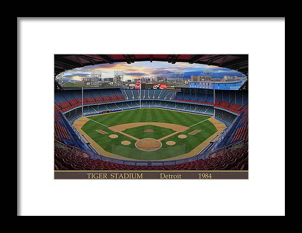 Tiger Stadium 1984 - Framed Print