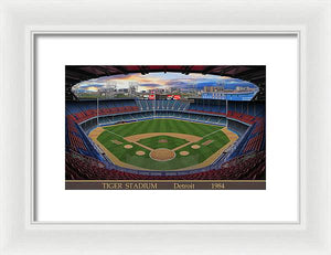 Tiger Stadium 1984 - Framed Print