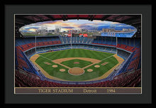 Load image into Gallery viewer, Tiger Stadium 1984 - Framed Print
