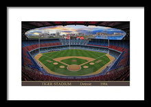 Load image into Gallery viewer, Tiger Stadium 1984 - Framed Print
