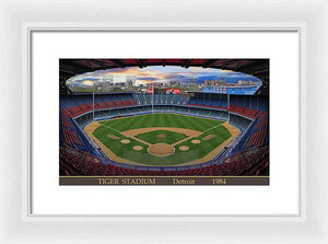 Tiger Stadium 1984 - Framed Print