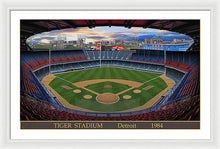 Load image into Gallery viewer, Tiger Stadium 1984 - Framed Print
