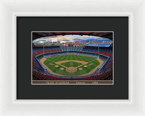 Tiger Stadium 1984 - Framed Print