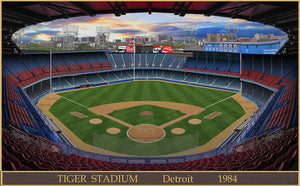 Tiger Stadium 1984 - Art Print