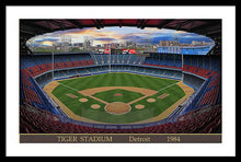 Load image into Gallery viewer, Tiger Stadium 1984 - Framed Print
