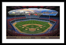 Load image into Gallery viewer, Tiger Stadium 1984 - Framed Print
