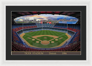 Tiger Stadium 1984 - Framed Print