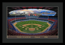 Load image into Gallery viewer, Tiger Stadium 1984 - Framed Print
