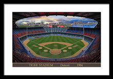 Load image into Gallery viewer, Tiger Stadium 1984 - Framed Print
