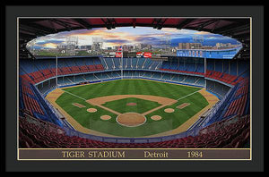 Tiger Stadium 1984 - Framed Print