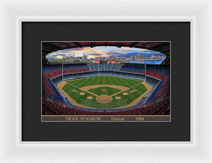 Tiger Stadium 1984 - Framed Print