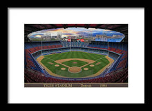 Load image into Gallery viewer, Tiger Stadium 1984 - Framed Print
