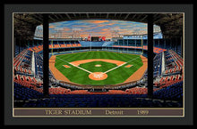 Load image into Gallery viewer, Tiger Stadium 1989 - Framed Print
