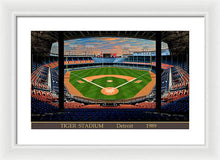 Load image into Gallery viewer, Tiger Stadium 1989 - Framed Print
