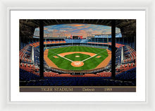 Load image into Gallery viewer, Tiger Stadium 1989 - Framed Print
