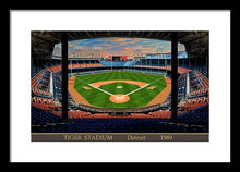 Load image into Gallery viewer, Tiger Stadium 1989 - Framed Print
