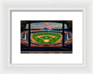 Tiger Stadium 1989 - Framed Print